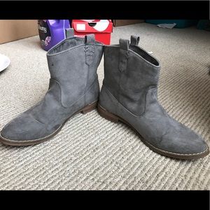 Grey booties